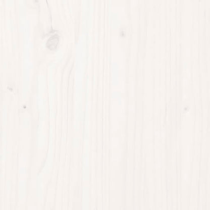 Berkfield Dog House White 60x45x57 cm Solid Wood Pine