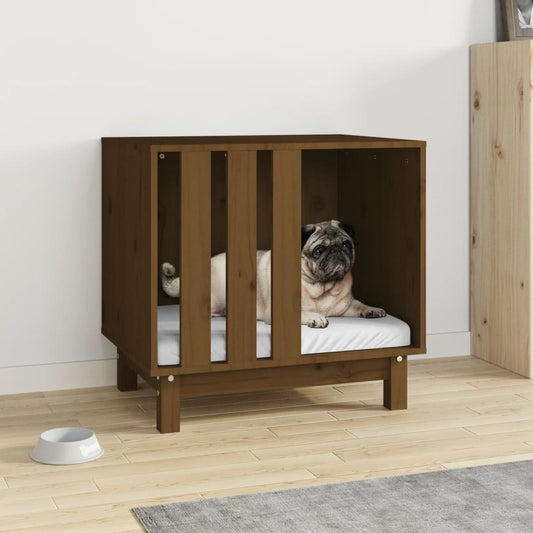Berkfield Dog House Honey Brown 60x45x57 cm Solid Wood Pine