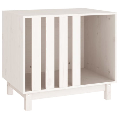 Berkfield Dog House White 70x50x62 cm Solid Wood Pine