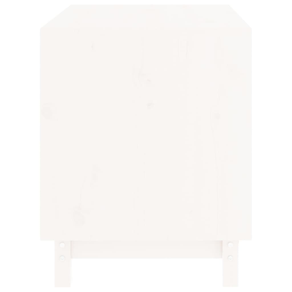 Berkfield Dog House White 70x50x62 cm Solid Wood Pine