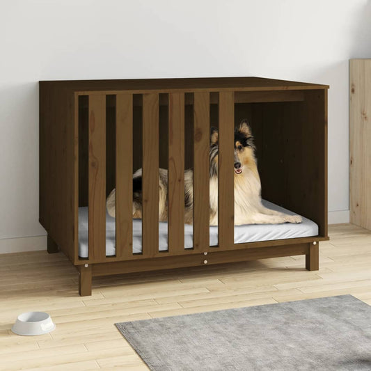 Berkfield Dog House Honey Brown 100x70x72 cm Solid Wood Pine