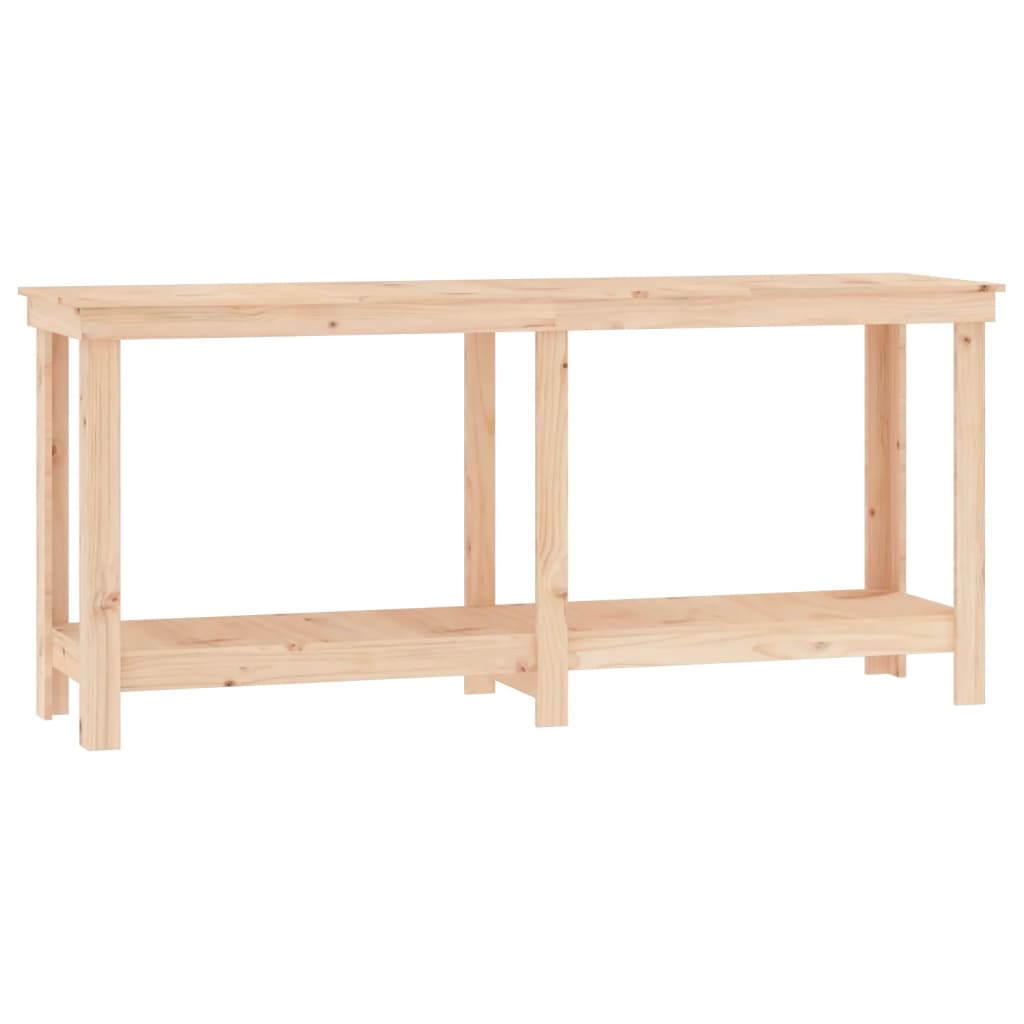 Berkfield Work Bench 180x50x80 cm Solid Wood Pine