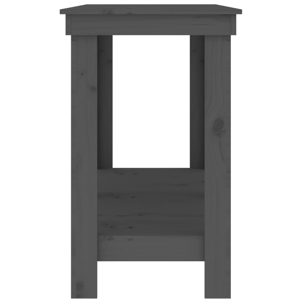 Berkfield Work Bench Grey 180x50x80 cm Solid Wood Pine