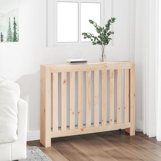 Berkfield Radiator Cover 108.5x19x84 cm Solid Wood Pine