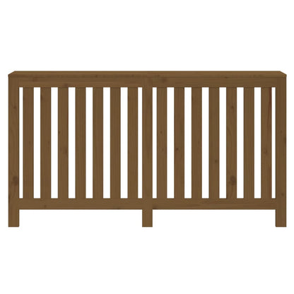 Berkfield Radiator Cover Honey Brown 153x19x84 cm Solid Wood Pine