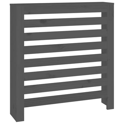 Berkfield Radiator Cover Grey 79.5x19x84 cm Solid Wood Pine