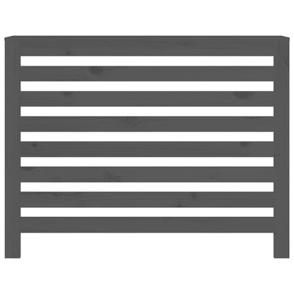 Berkfield Radiator Cover Grey 108.5x19x84 cm Solid Wood Pine