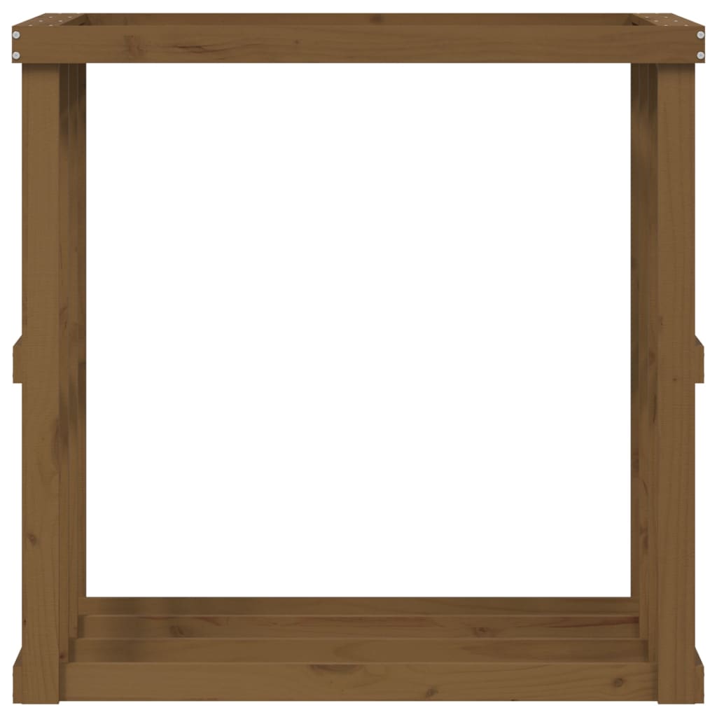 Berkfield Outdoor Log Holder Honey Brown 108x52x106 cm Solid Wood Pine
