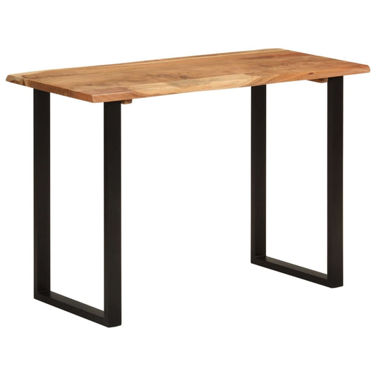 Berkfield Dining Table 110x50x76 cm Solid Wood Acacia