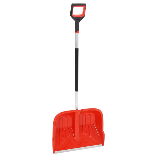 Berkfield Snow Shovel Red 136 cm Aluminium