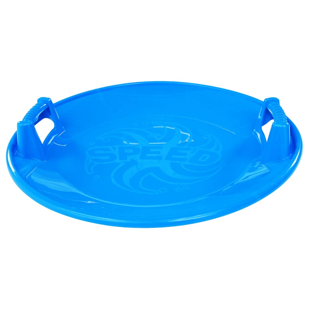 Berkfield Round Sledge Blue 66.5 cm PP