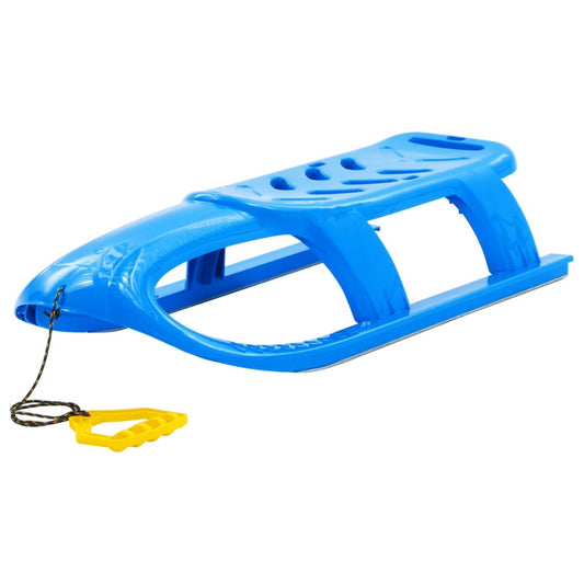 Berkfield Sledge for Children Blue 102.5x40x23 cm Polypropylene