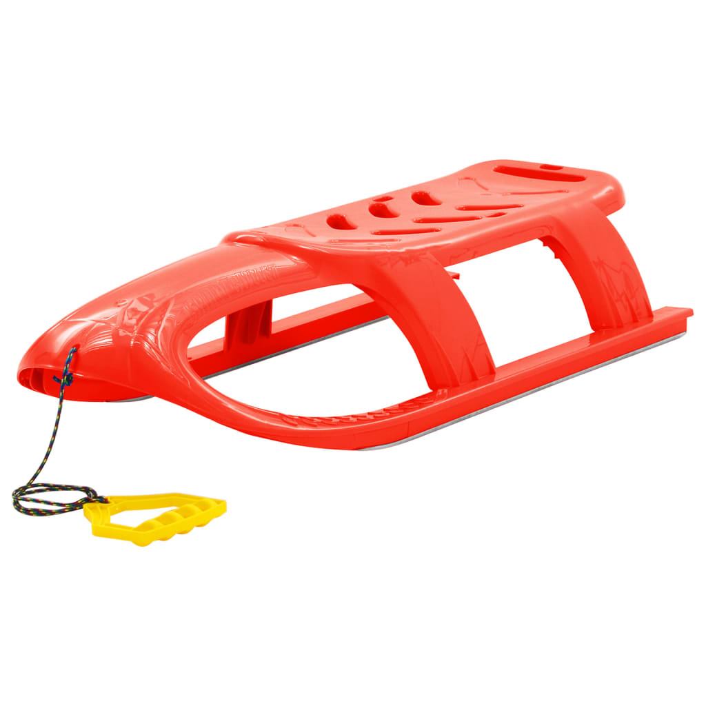 Berkfield Sledge for Children Red 102.5x40x23 cm Polypropylene