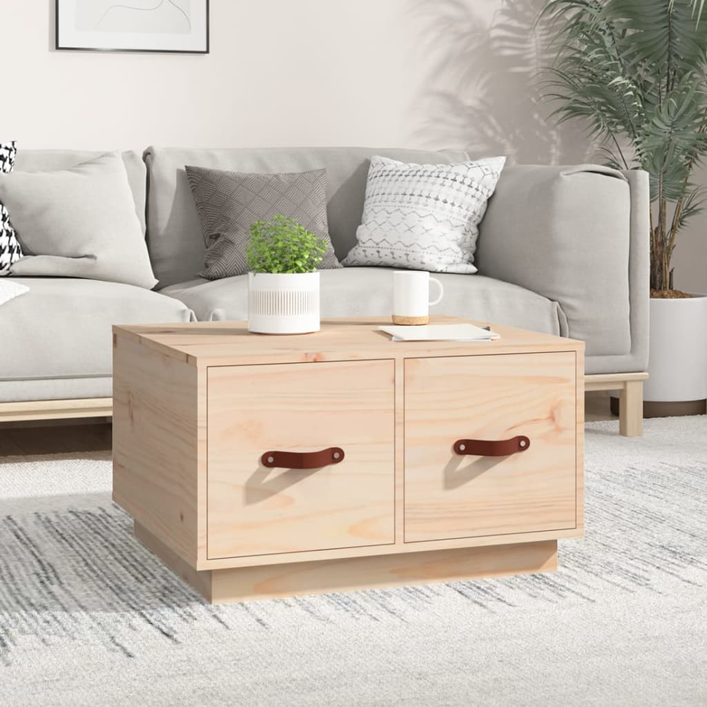 Berkfield Coffee Table 60x53x35 cm Solid Wood Pine
