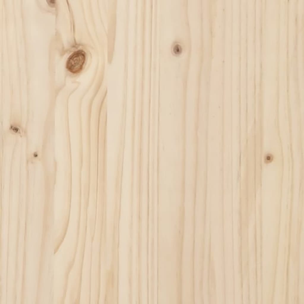 Berkfield Wine Cabinet 55.5x34x61 cm Solid Wood Pine