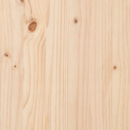 Berkfield Wine Cabinet 55.5x34x61 cm Solid Wood Pine