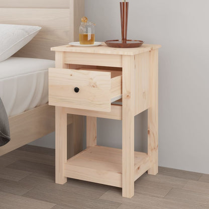 Berkfield Bedside Cabinets 2 pcs 40x35x61.5 cm Solid Wood Pine