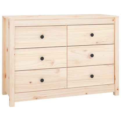 Berkfield Side Cabinet 100x40x72 cm Solid Wood Pine