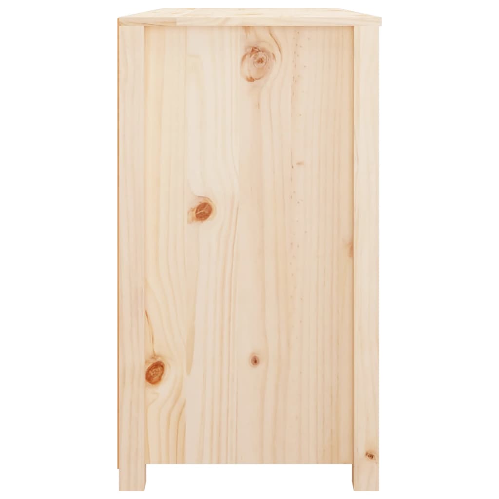 Berkfield Side Cabinet 100x40x72 cm Solid Wood Pine