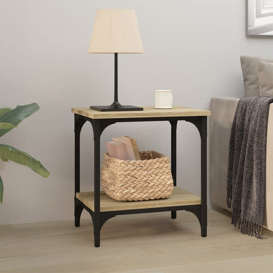Berkfield Side Table Sonoma Oak 40x30x42 cm Engineered Wood