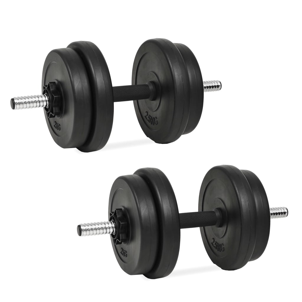 Berkfield Dumbbell with Plates 40 kg