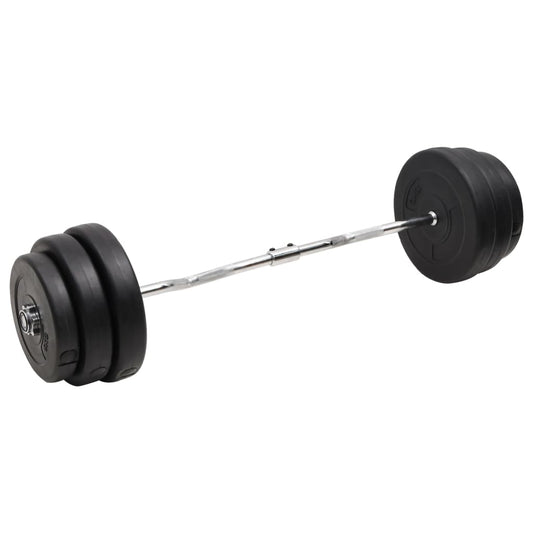 Berkfield Curl Barbell with Plates 90 kg