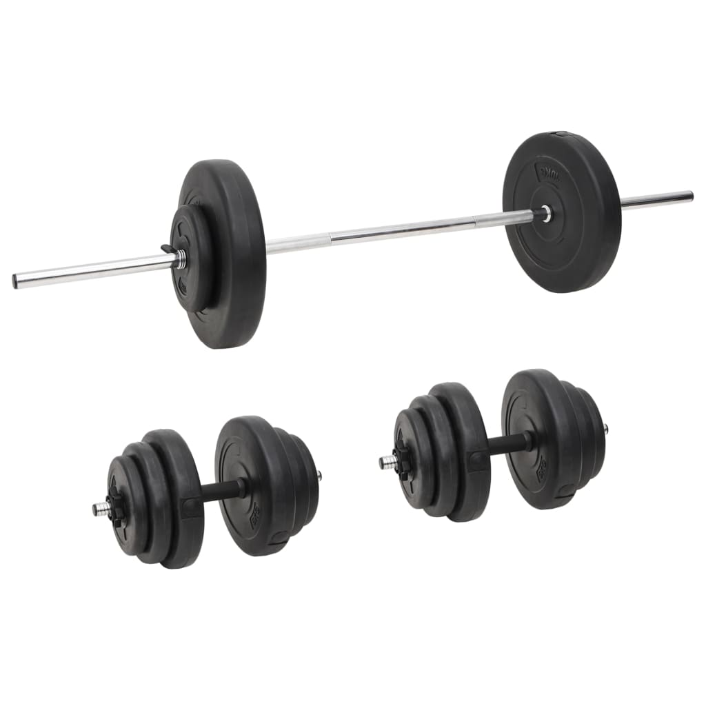 Berkfield Barbell and Dumbbell with Plates 60 kg