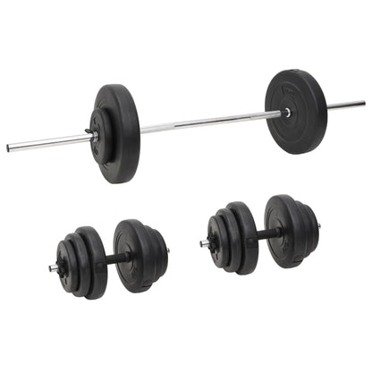 Berkfield Barbell and Dumbbell with Plates 60 kg