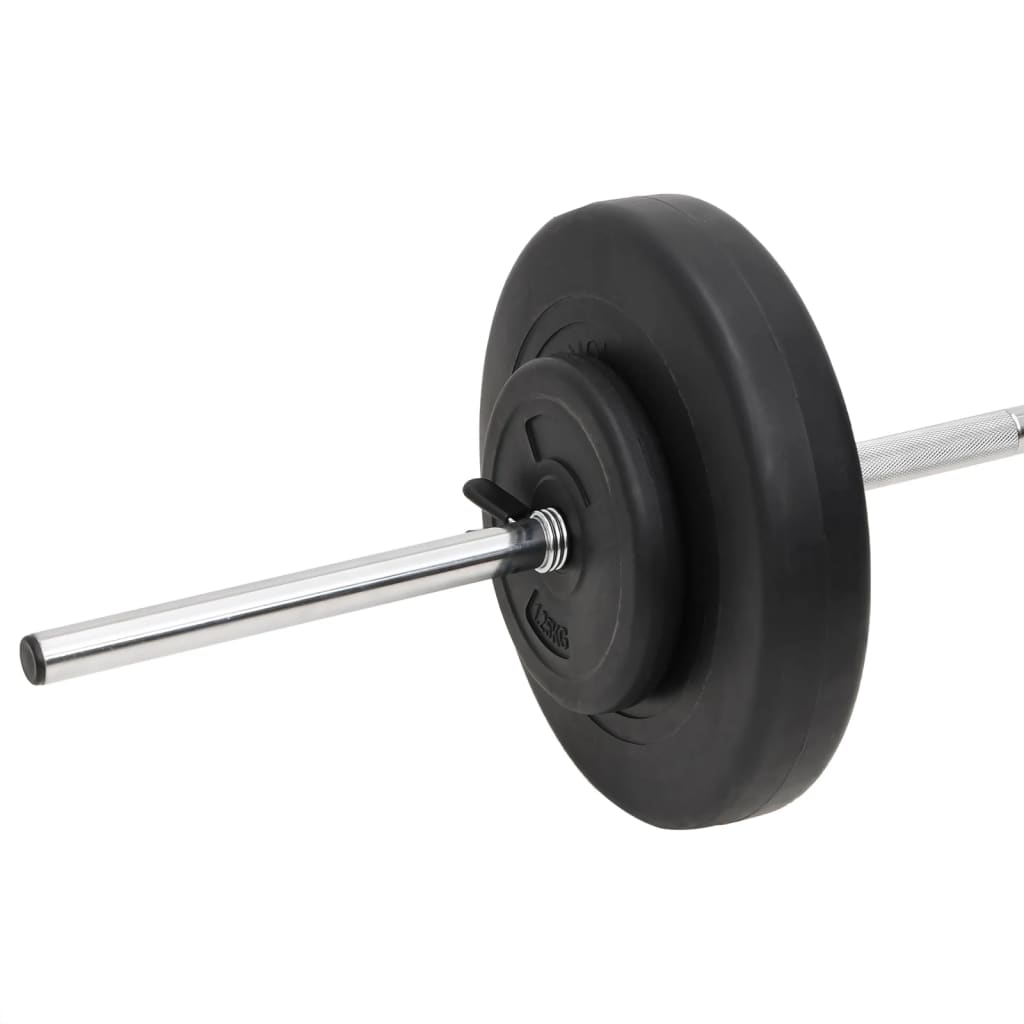Berkfield Barbell and Dumbbell with Plates 60 kg