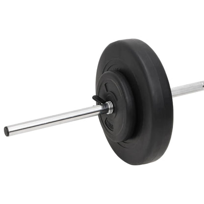 Berkfield Barbell and Dumbbell with Plates 60 kg