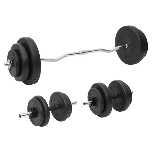 Berkfield Barbell and Dumbbell with Plates 60 kg
