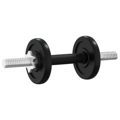 Berkfield Barbell and Dumbbell with Plates 90 kg Cast Iron