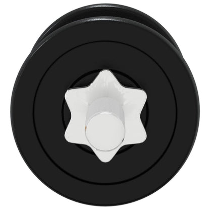 Berkfield Barbell and Dumbbell with Plates 90 kg Cast Iron