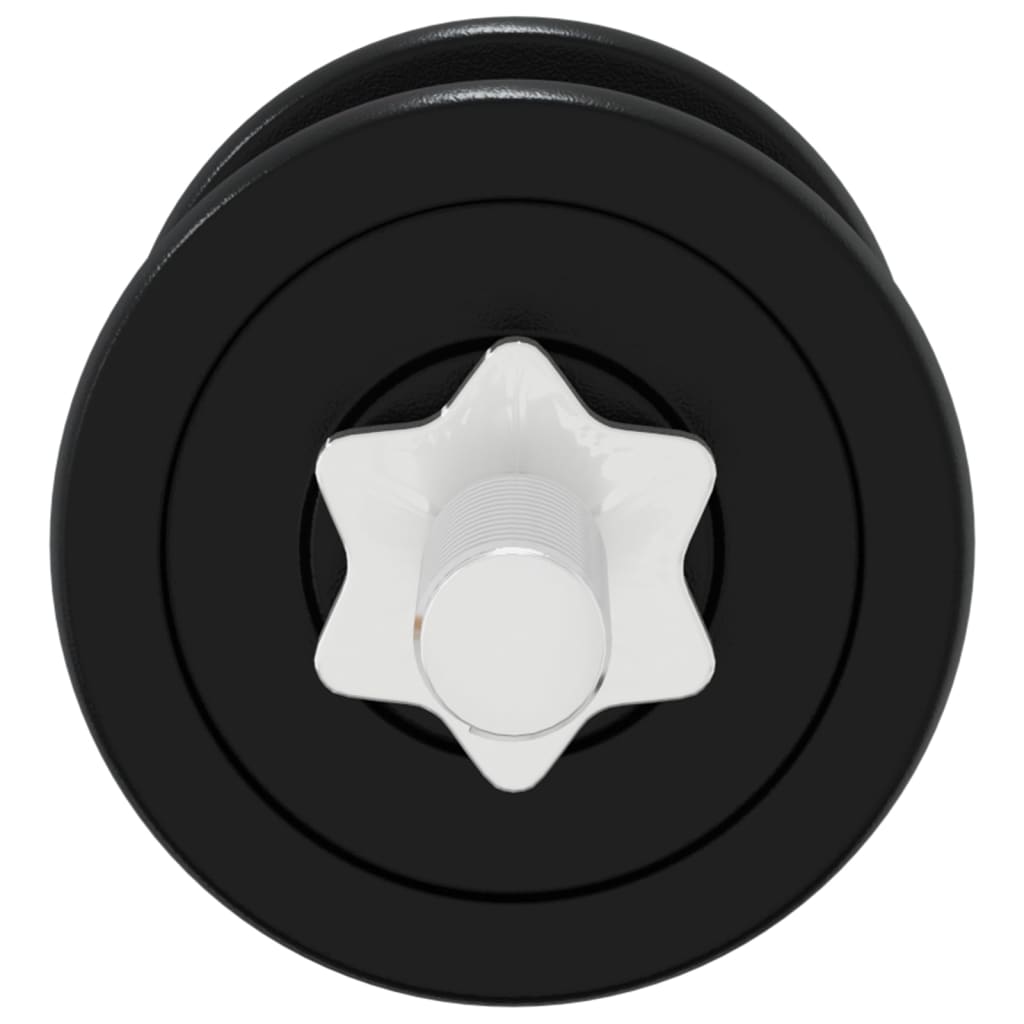 Berkfield Barbell and Dumbbell with Plates 90 kg Cast Iron