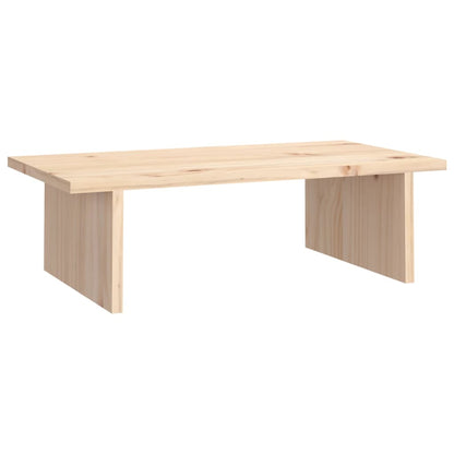 Berkfield Monitor Stand 50x27x15 cm Solid Wood Pine