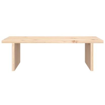 Berkfield Monitor Stand 50x27x15 cm Solid Wood Pine