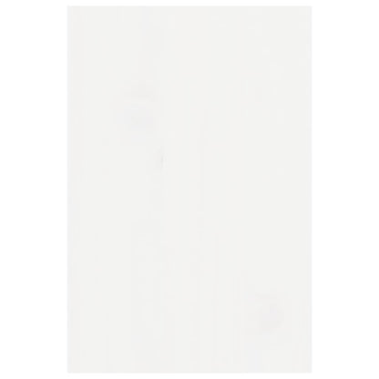 Berkfield Monitor Stand White 81x20x30 cm Solid Wood Pine