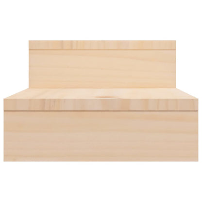 Berkfield Monitor Stand (52-101)x22x14 cm Solid Wood Pine