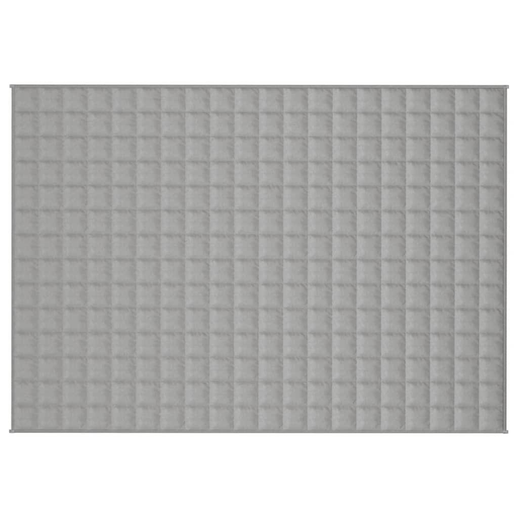 Berkfield Weighted Blanket Grey 138x200 cm Single 10 kg Fabric