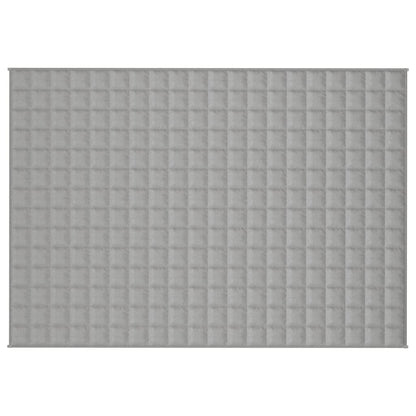 Berkfield Weighted Blanket Grey 138x200 cm Single 10 kg Fabric