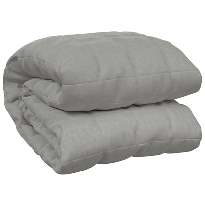 Berkfield Weighted Blanket Grey 200x225 cm 13 kg Fabric