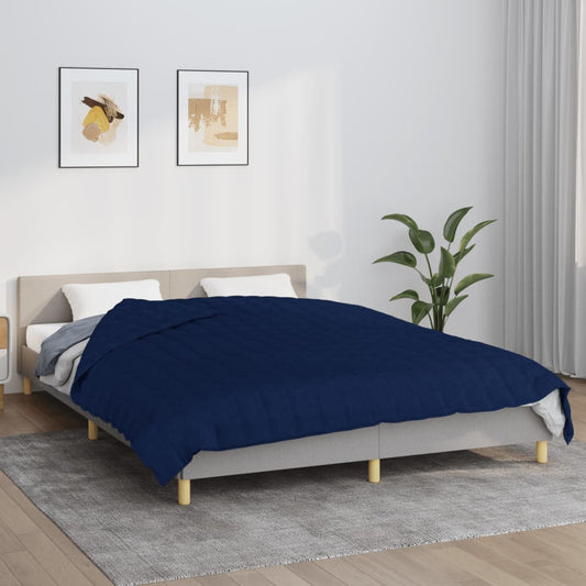 Berkfield Weighted Blanket Blue 200x225 cm 9 kg Fabric