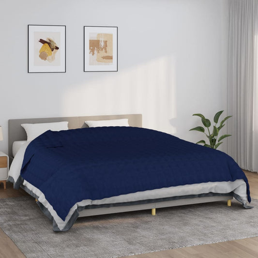 Berkfield Weighted Blanket Blue 235x290 cm 11 kg Fabric