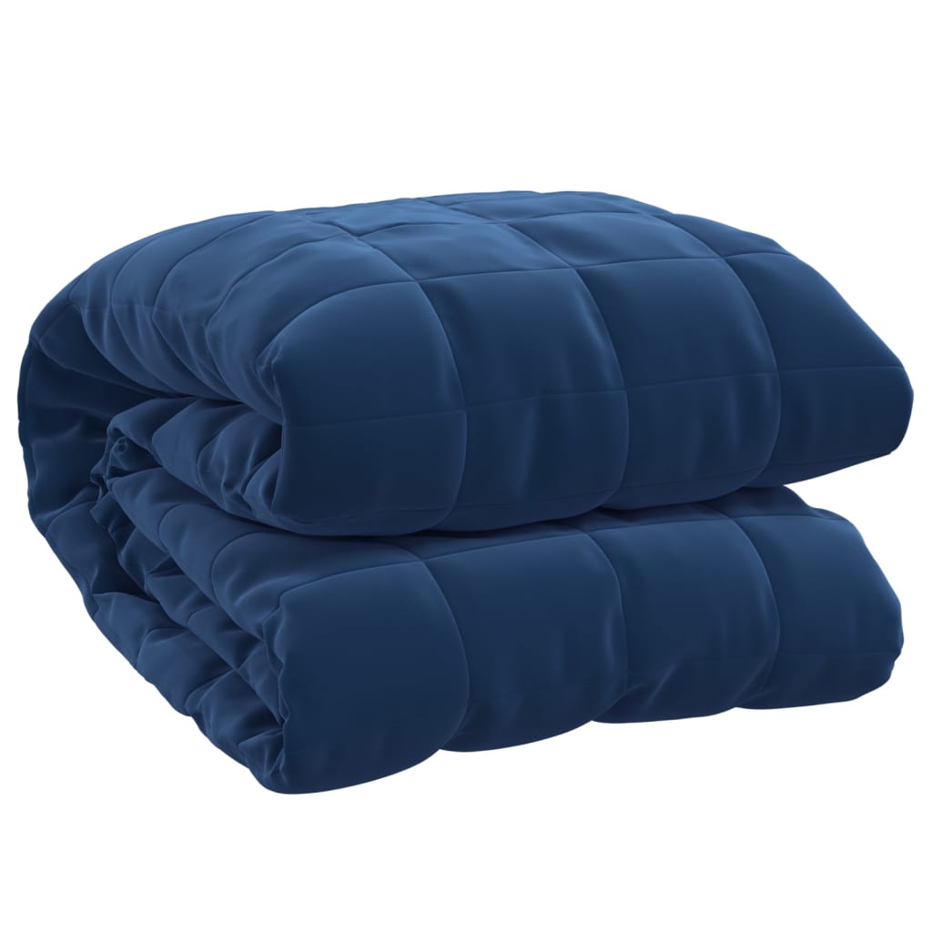 Berkfield Weighted Blanket Blue 138x200 cm Single 6 kg Fabric