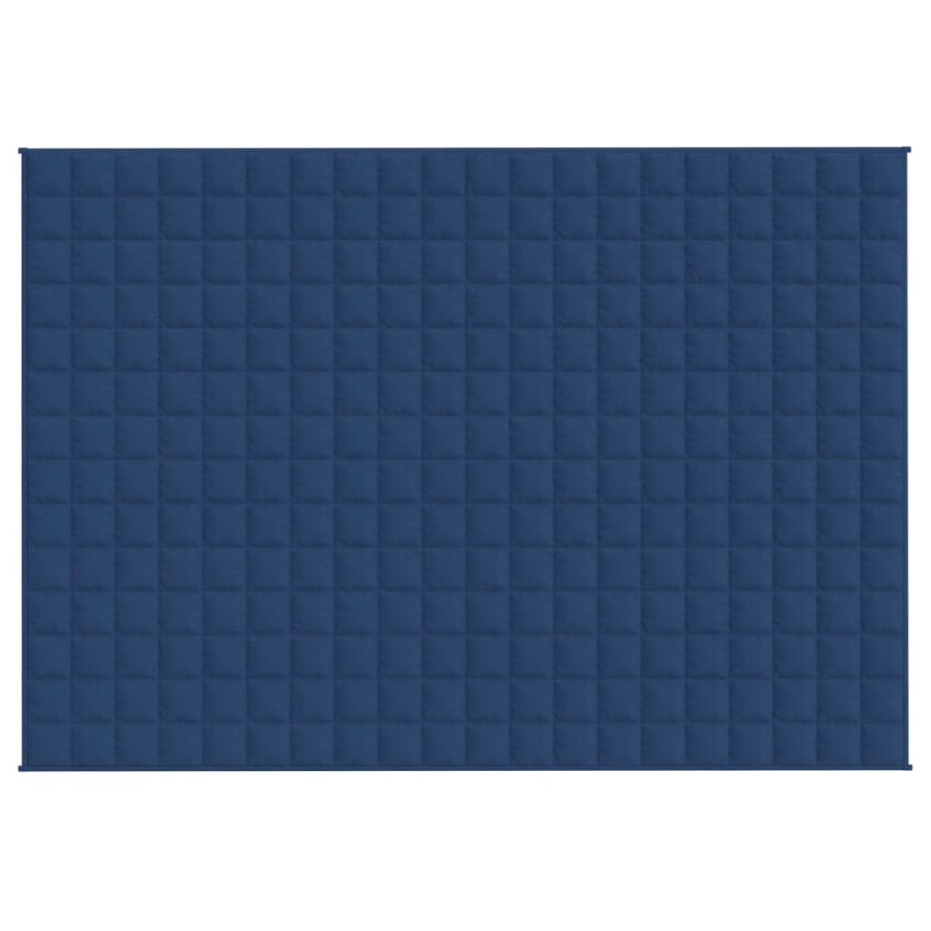 Berkfield Weighted Blanket Blue 138x200 cm Single 6 kg Fabric