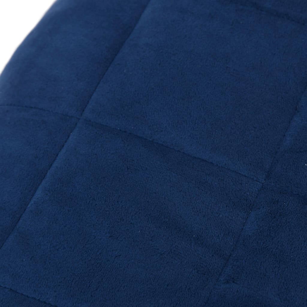 Berkfield Weighted Blanket Blue 138x200 cm Single 6 kg Fabric