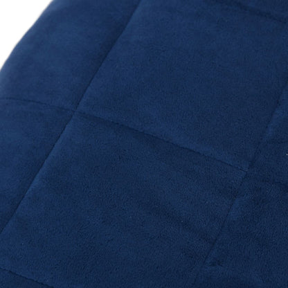 Berkfield Weighted Blanket Blue 138x200 cm Single 6 kg Fabric