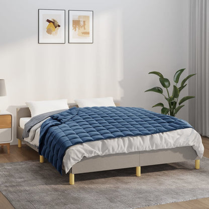 Berkfield Weighted Blanket Blue 138x200 cm Single 6 kg Fabric