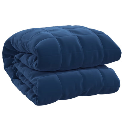 Berkfield Weighted Blanket Blue 220x260 cm 11 kg Fabric