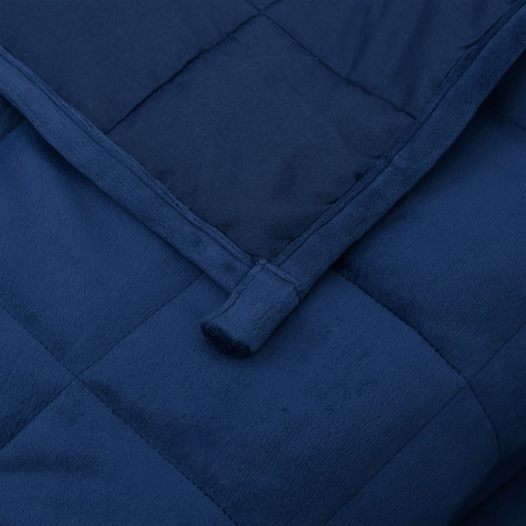 Berkfield Weighted Blanket Blue 220x260 cm 11 kg Fabric